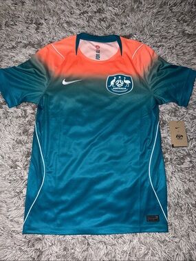 Nike Gradient Soccer Jersey - Teal & Coral